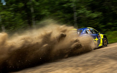 Pastrana Picks Up First Season Win at Ojibwe Forests Rally