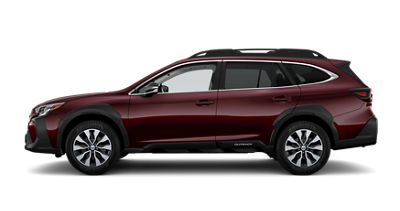 A side profile of a Subaru Outback midsize SUV