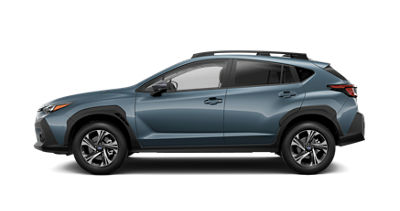 A sideview of the 2025 Subaru Crosstrek all-wheel drive compact SUV crossover