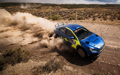 Subaru Motorsports USA’s Travis Pastrana and Rhianon Gelsomino return to Rally Colorado, July 18–19, as the high-desert event joins the American Rally Association (ARA) National Championship calendar for the first time.
