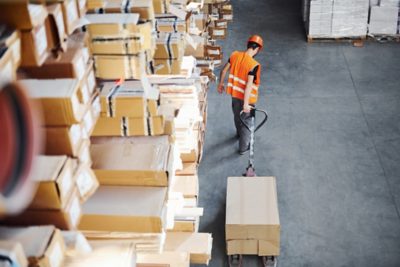 worker in warehouse