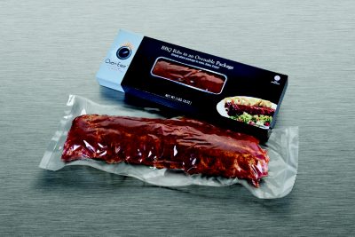 barbeque ribs in ovenease bag