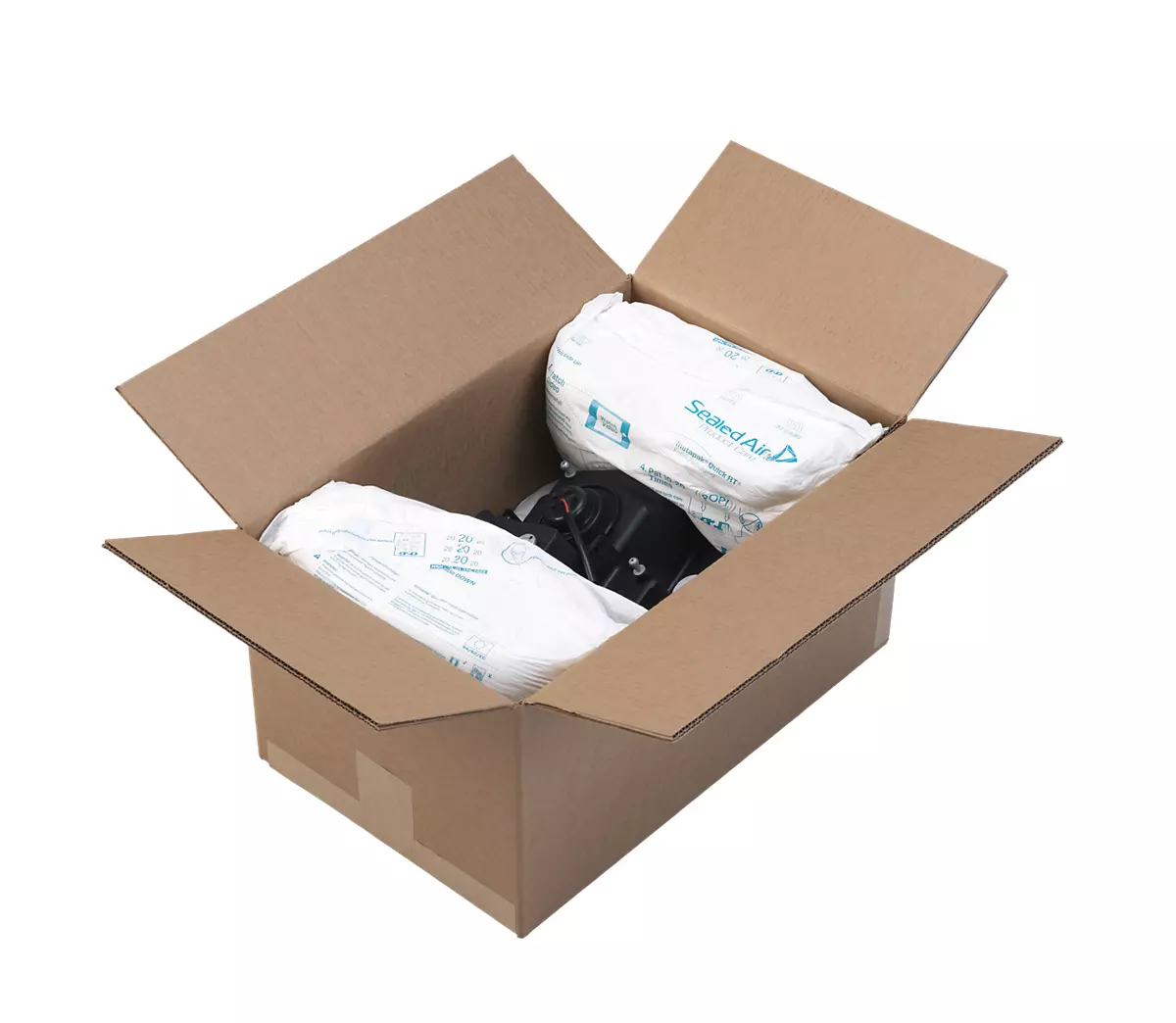 digital camera packaged in Instapak Quick foam packaging