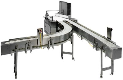 dual lane infeed conveyor