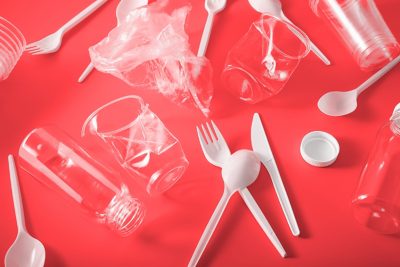 Utensílios de plástico para serviços de alimentação