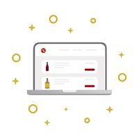 Illustration of 4 bottle outlines