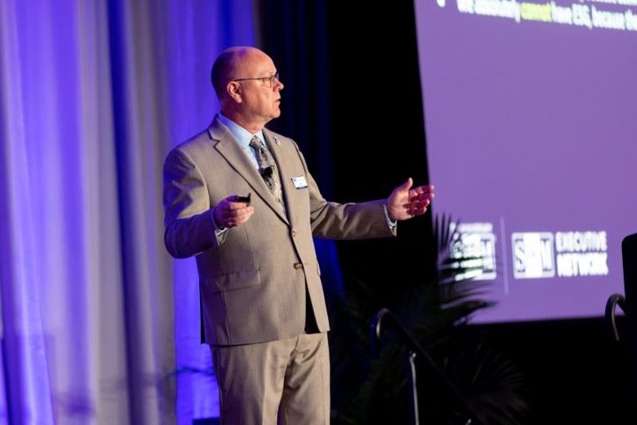 SHRM CHRO Jim Link at SHRM annual meeting