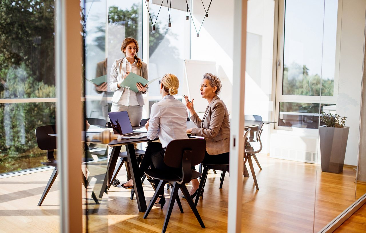 Business people having a meeting in the office