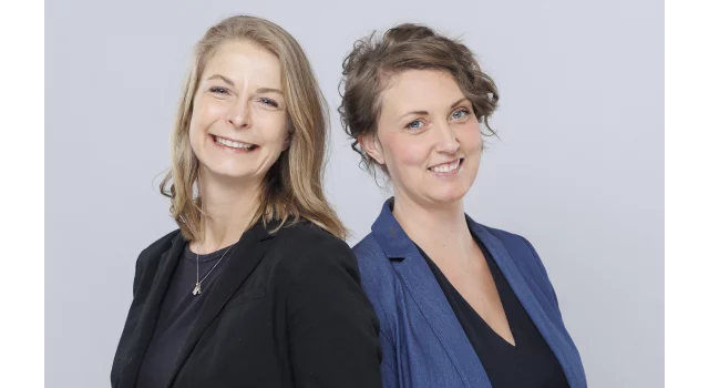 Natasha and Elysia from Three Farmers standing together