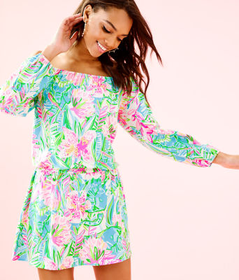 off the shoulder lilly pulitzer dress