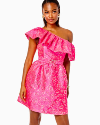 Shannie One-Shoulder Dress | Lilly Pulitzer