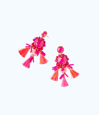 Island Exotic Tassel Earrings 28566 Lilly Pulitzer