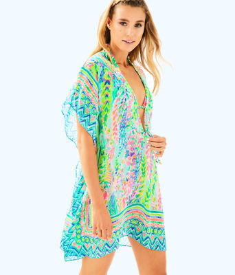 LILLY PULITZER WOMENS GARDENIA COVERUP,28994