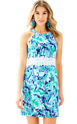 blue and white lilly pulitzer dress