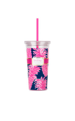 Tumbler With Straw | 500804 | Lilly Pulitzer