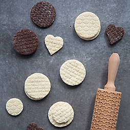 Printed Heart Shortbread Cookies