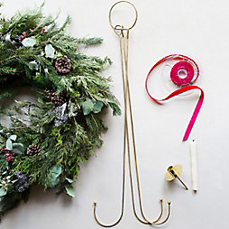 How-To: A Holiday Greens Chandelier