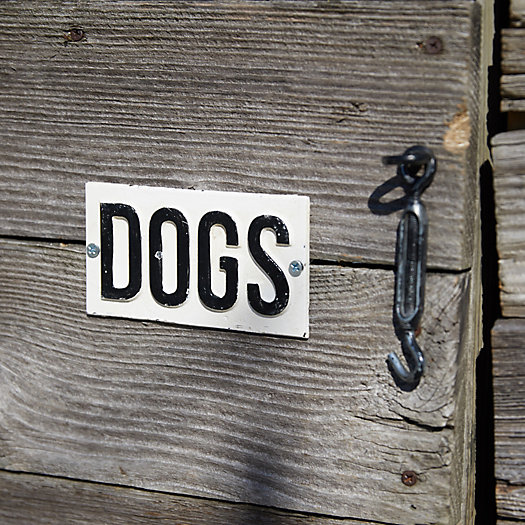 View larger image of Cast Iron Dogs Sign