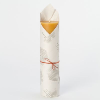 Pure Beeswax Pillar Candle, Extra Large