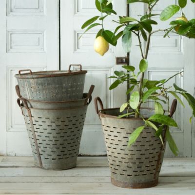Vintage Olive Basket