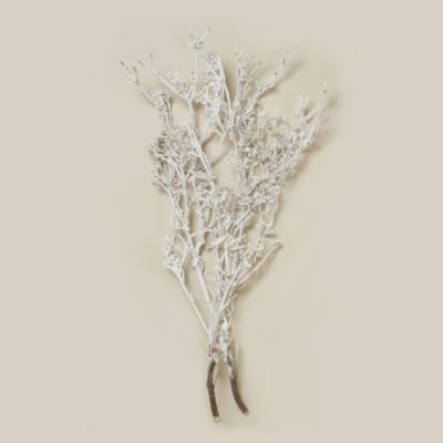 Flocked Dogwood Bough