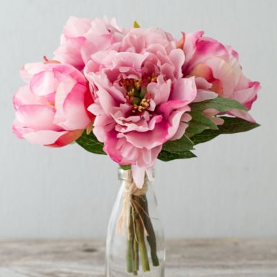 Silk Peony Bouquet, Pink