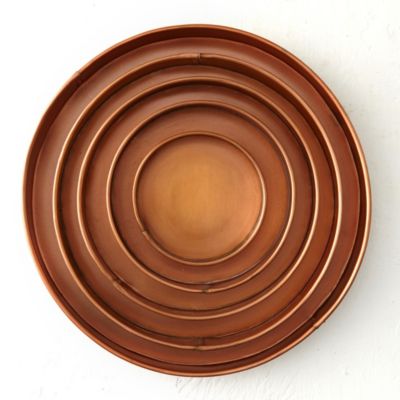 Habit & Form Circle Tray, Copper 5-13"
