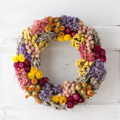 Floral Patchwork Wreath