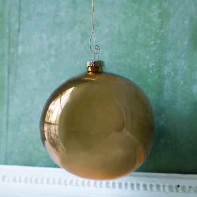 Enamel Globe Ornaments, Set of 6