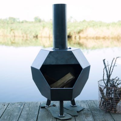 Prism Steel Chiminea