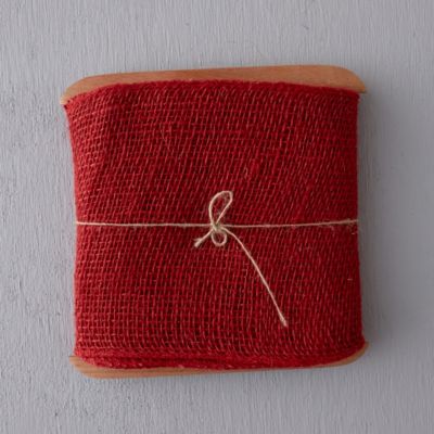 Wide Burlap Ribbon