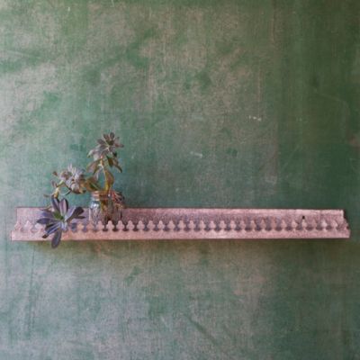 Zinc Curio Shelf