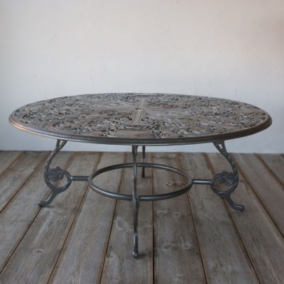 Gertrude Jekyll Round Dining Table, 6'