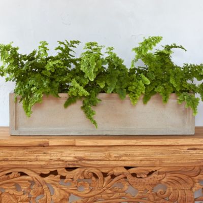 Flat Edge Fiberstone Trough, 32"