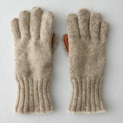 Men's Wool & Leather Gloves