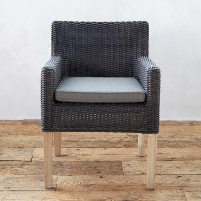 All Weather Wicker & Teak Chair
