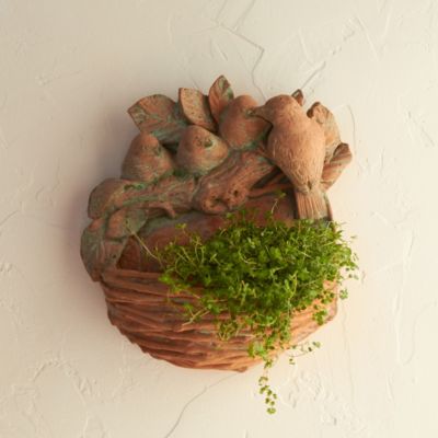 Nesting Birds Wall Planter