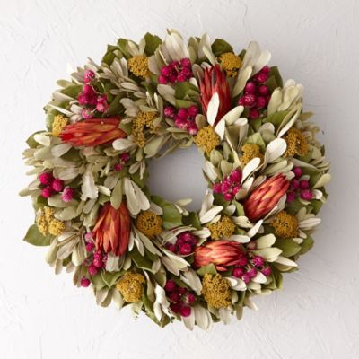 Amaranth & Protea Wreath