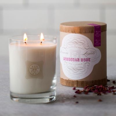 Linnea's Lights Candle, Moroccan Rose