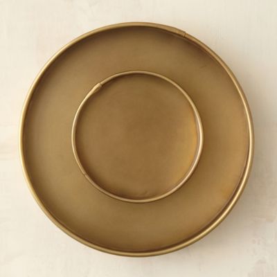 Habit + Form Circle Tray, Brass 5-9"