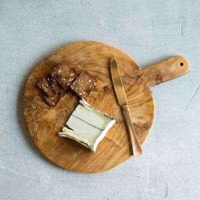 Small Pendleton Round-Up Teak Cutting Board