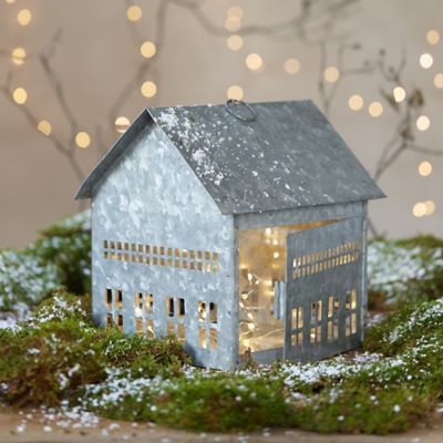 Metal House Lantern, Medium