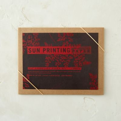 Sun Printing Kit, Red Paper