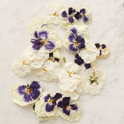 Edible White Pansies