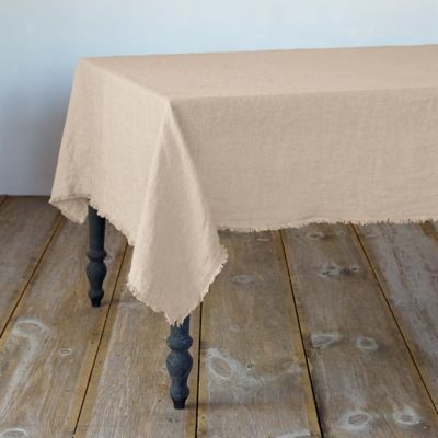 Well-Wrinkled Linen Tablecloth