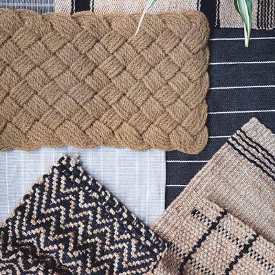 Woven Doormat Small in Loden