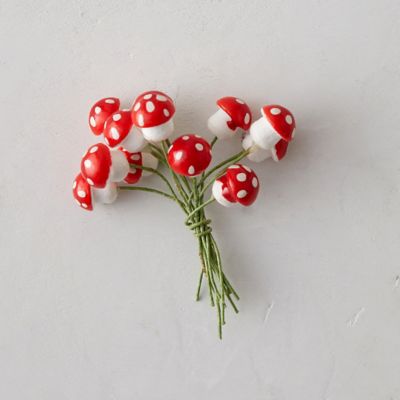 Spotted Tie-On Mushrooms