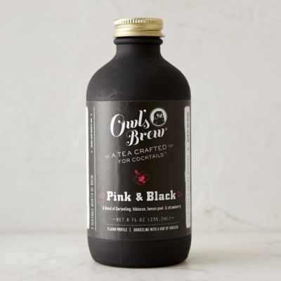 Owl’s Brew ‘Pink & Black’ Tea Cocktail Mixer