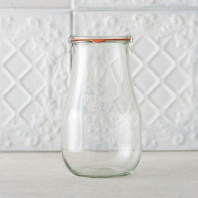 Tulip Shaped Glass Jar by Weck Jars