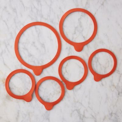 Weck Jar Replacement Rings, Set of 6